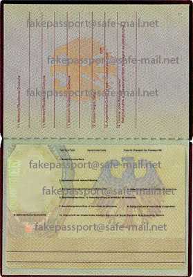 Buy Fake False Falsified Counterfeit Passports of Germany