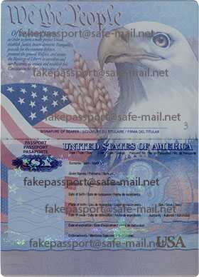 Buy Fake False Falsified Counterfeit Passports of the United States of America